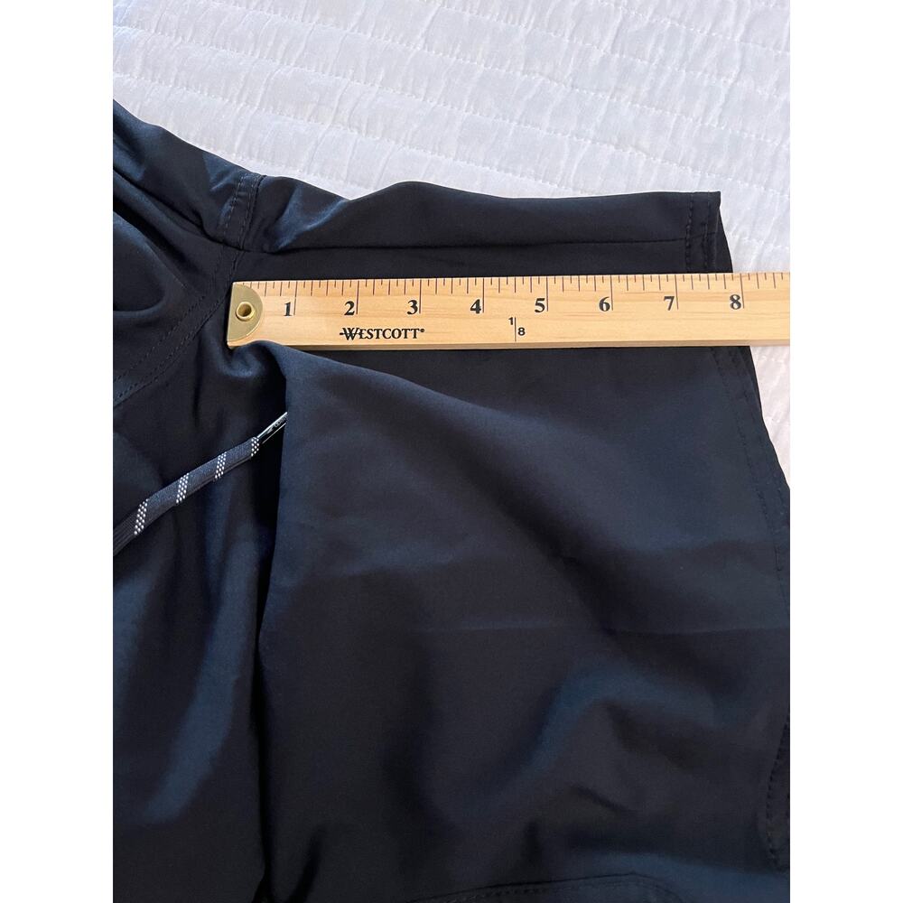 SPEEDO Men's Swim Trunks Black/Gray with 4-Way Comfort Stretch Sz L - Picture 9 of 9